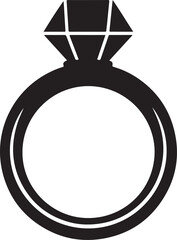 DIAMOND RING SILHOUETTE
