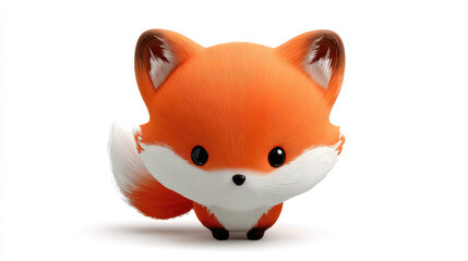 Cute 3D fox
