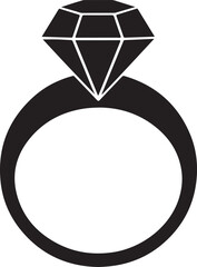 DIAMOND RING SILHOUETTE