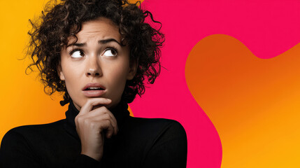 Pensive woman