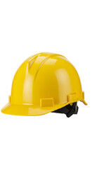Isolated Photo Of A Yellow Safety Helmet Isolated On A Transparent Background
