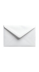 Isolated White Envelope Illustration on Transparent Background for Mailing