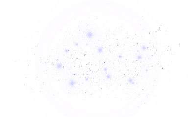 PNG Abstract Bokeh with Sparkle Stars Transparent Background