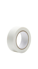 Isolated White Roll of Adhesive Tape On Transparent Background