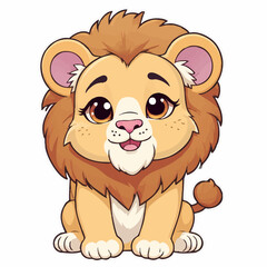 Obraz premium Playful lion 25.eps Drawing