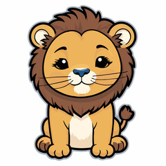 Playful lion 28.eps Drawing