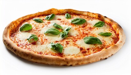 pizza on a white background