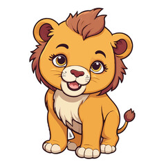 Playful lion-29.png Drawing