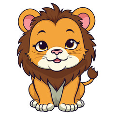 Adorable lion-33.png Illustration