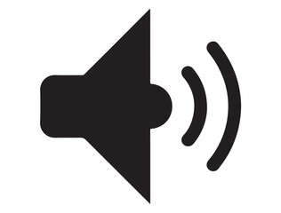 VOLUME SPEAKER ICON SILHOUETTE