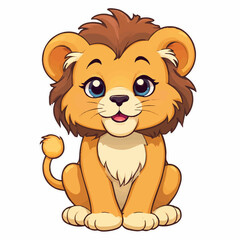 Cute lion-41.jpg Sticker
