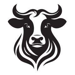 cow logo vector