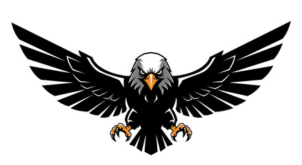 Fototapeta premium minimalist garuda bird mascot