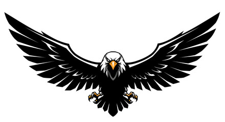 Obraz premium minimalist garuda bird mascot