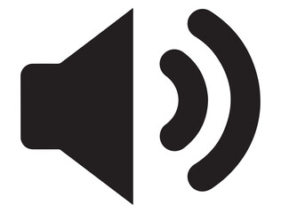 VOLUME SPEAKER ICON SILHOUETTE