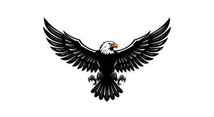 Obraz premium minimalist garuda bird mascot