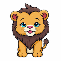 Cute lion-62.jpg Sticker