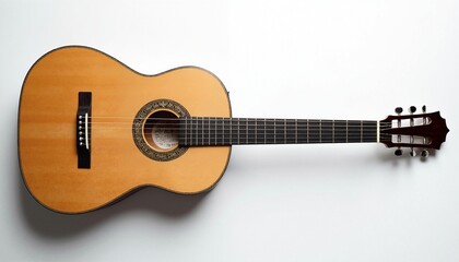 A pristine guitar against a plain white background.