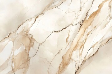 Elegant Beige Marble Texture with Natural Veins and Patterns.