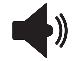 VOLUME SPEAKER ICON SILHOUETTE