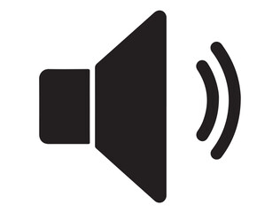 VOLUME SPEAKER ICON SILHOUETTE