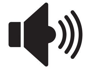 VOLUME SPEAKER ICON SILHOUETTE