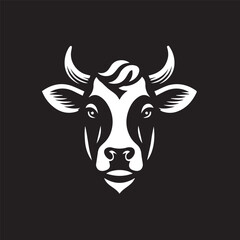 cow logo vector