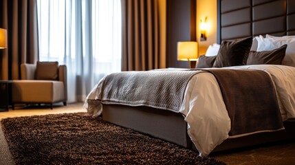 Luxury hotel bedroom