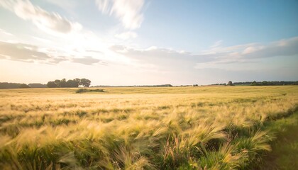 Fototapeta premium Wind Blown Field Abstract Effect Gentle Hues