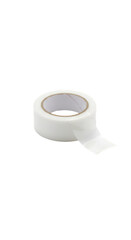 Isolated White Tape Roll On Transparent Background Photo