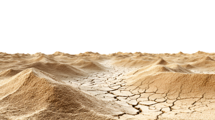 Dry cracked earth desert landscape arid sand dunes drought