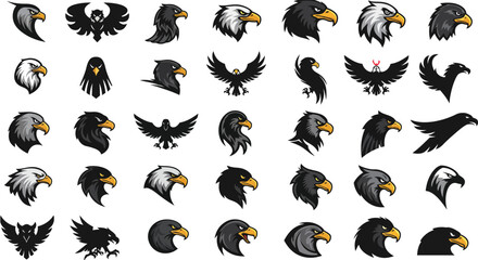 Fototapeta premium minimalist garuda bird mascot