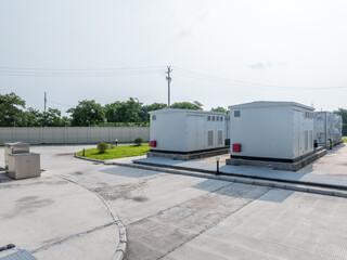 aerial view energy storage power station