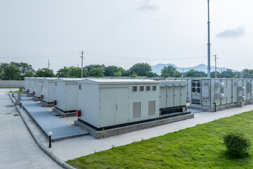 aerial view energy storage power station