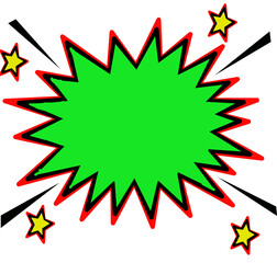 gradient starbrust discount label on white background