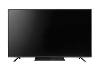 Png Realistic Crystal LED Display TV Monitor Png, Isolated Flat Plasma HD Screen, Modern Digital Widescreen Mockup, Technology Design Equipment