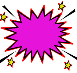 gradient starbrust discount label on white background