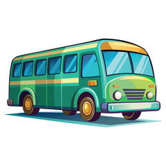 Bus and Public Transportation Vector Design