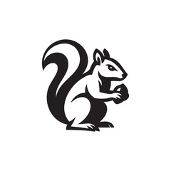 Obraz premium Squirrel Mascot Logo