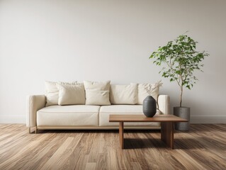 Minimalist living room interior (3)