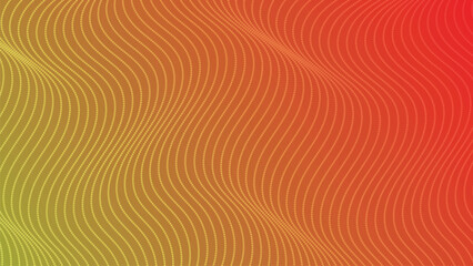 Abstract Orange and Yellow Wavy Lines Pattern with Gradient Background for Modern Design Projects and Creative Applications
