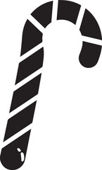  Minimal Sweet Candy Cane Vector Illustration