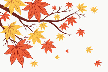 Obraz premium autumn leaves background
