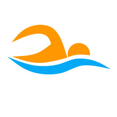 Swimming logo 