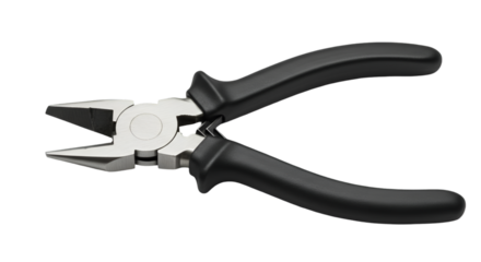 Realistic Pliers Illustration Isolated On Transparent Background Black Tool