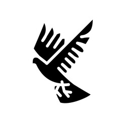 Fly bird icon