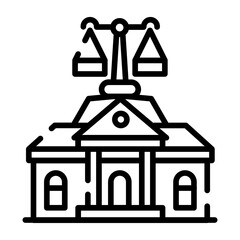 Law building icon