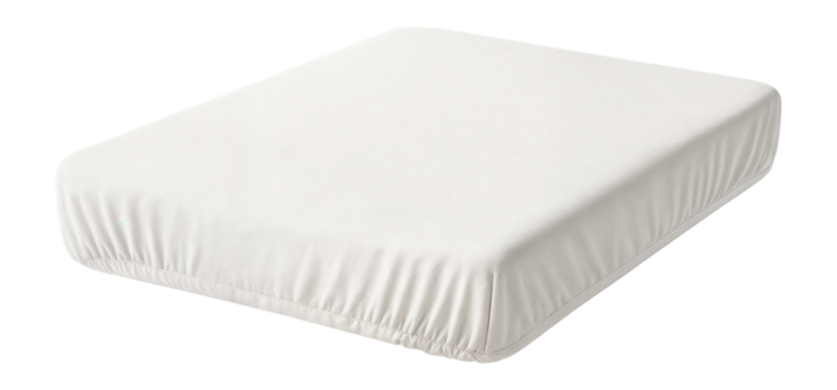 A waterproof bamboo crib mattress protector, offering an additional layer of protection in a baby's crib.