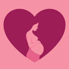 Mother and Baby Logo Images Stock Vectors