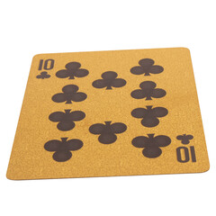 card gambling ten clubs gold